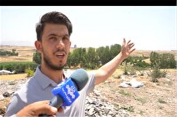 گلایه اهالی سرعین از گردخاک ایجاد شده از پوکه های معدنی