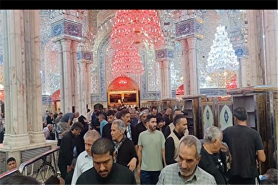 نجف مملو از زائران اربعین
