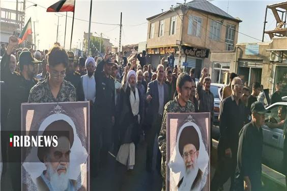 تشییع پیکر شهید اسماعیل پاشایی  در بخش کشاورز