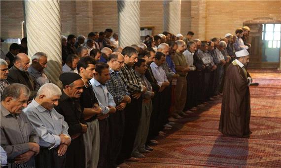 نماز عید فطر در برخی شهرهای کردنشین آذربایجان غربی اقامه شد