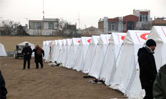 برپایی 21 اردوگاه اسکان اضطراری برای زلزله زدگان خوی