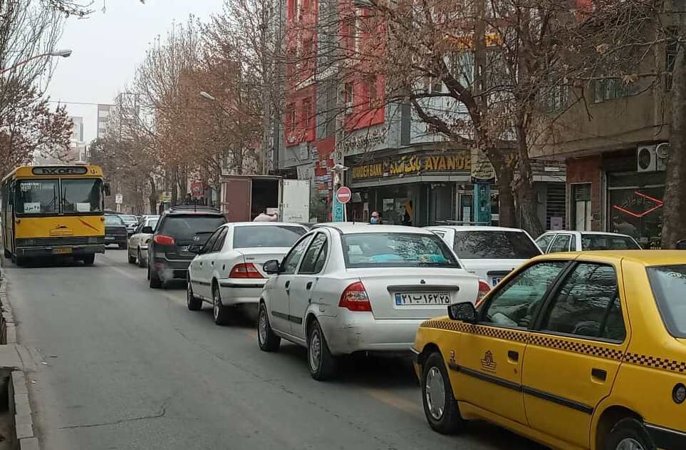گره کور ترافیک در مرکز شهر مراغه