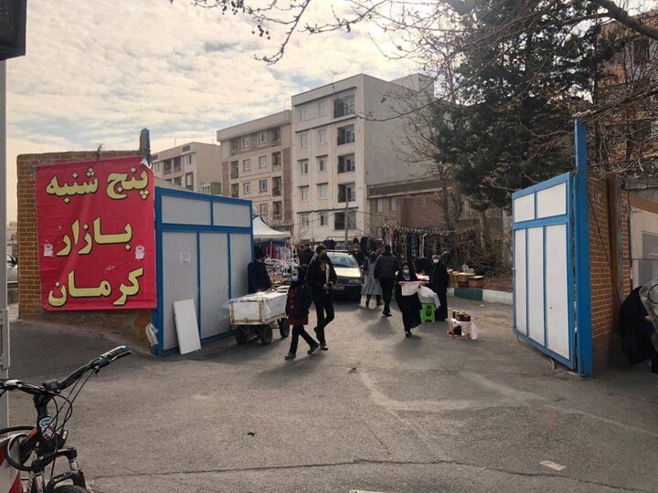 ساماندهی ۲۰۰ دستفروش منطقه ۸ در محله کرمان