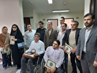 تجلیل از نخبگان معلول شهرستان سلماس