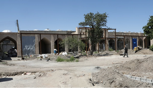 پروژه حفاظتی و مرمتی سرای زنجیرلور بازار اردبیل انجام می‌شود
