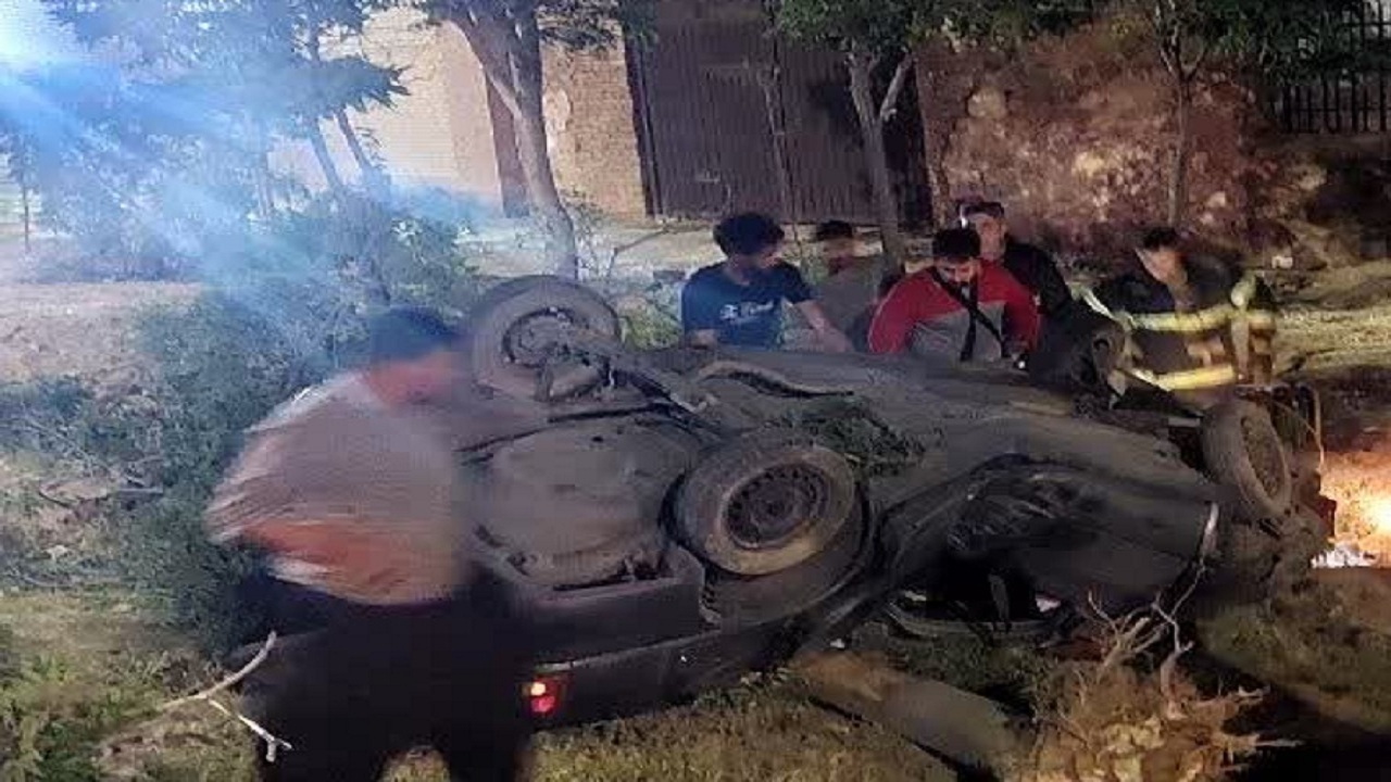 ۶ کشته و مصدوم در حادثه رانندگی محور بستان‌آباد – تبریز