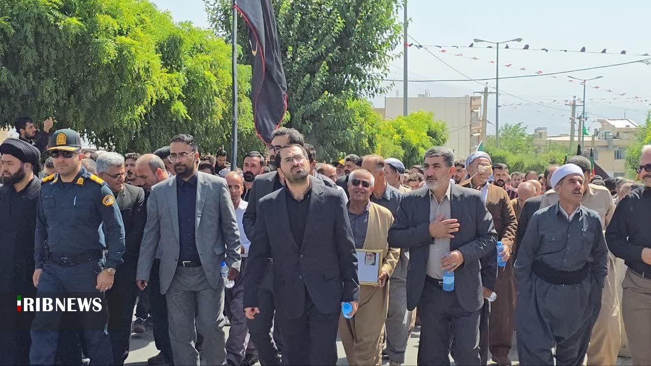 راهپیمایی جاماندگان اربعین در سردشت