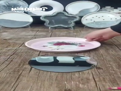 خلق اثر هنری با آینه قدیمی