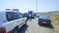 مصدومیت چهارتن در سانحه رانندگی در محور سلماس - خوی