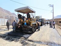 آسفالت ۵۰۰هزار متر مربع از معابر شهری شهرستان پیرانشهر