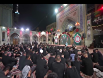 مراسم عزاداری اردبیلی ها در حرم امام رضا ع