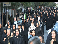 پیاده روی کاروان یاران خراسانی در مشگین شهر