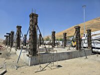 آغاز عملیات احداث ساختمان دستگاه ایکس‌ری کامیونی در پایانه مرزی تمرچین
