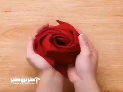 تزیین مدل انواع دستمال سفره
