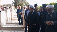 غبارروبی و گلباران مزار شهدا در خوی