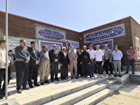 افتتاح دو طرح عمرانی وآموزشی در روستای اوزن قشلاق بوکان