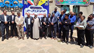 افتتاح طرح‌های عمران روستایی، راهسازی و گاز رسانی در تکاب