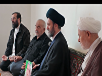 دیدار نماینده ولی فقیه در اردبیل با خانواده‌ شهدای والامقام جنگ ۱۲ روزه