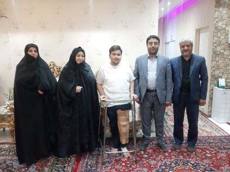 عیادت از نابغه قرآنی روشندل تبریزی؛ الگویی درخشان برای نوجوانان