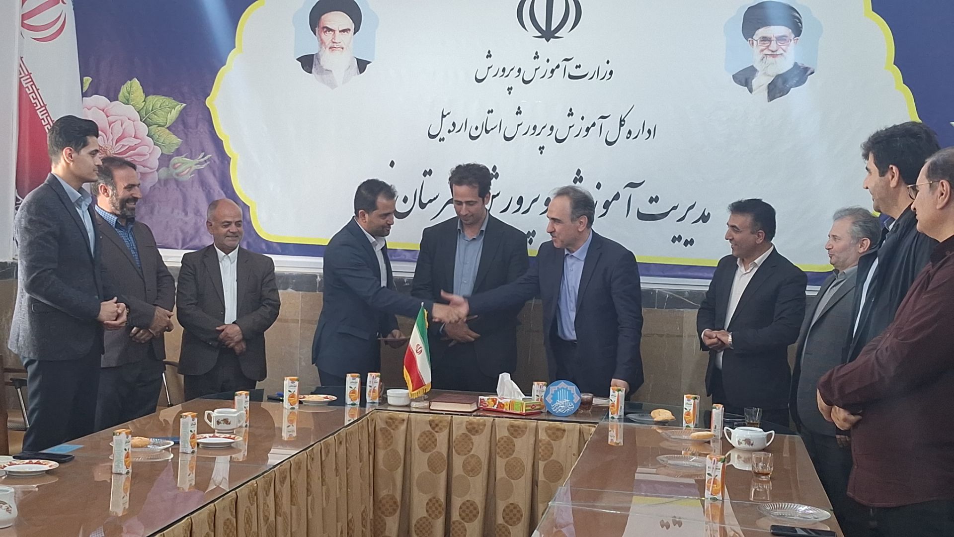 مراسم تودیع و معارفه مدیر آموزش و پرورش شهرستان نیر