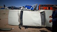 مصدومیت چهار تن در سانحه رانندگی درمحور میاندوآب به مهاباد