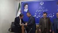 معرفی بخشدار جدید تخت سلیمان
