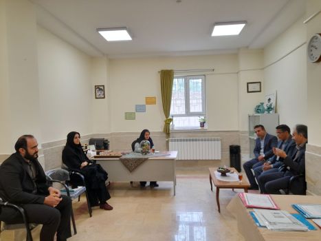 بازدید مشاور اجرایی مدیر کل  آموزش و پرورش استان اردبیل  و رئیس اداره اطلاع رسانی و روابط عمومی از محل برگزاری مراسم بازگشایی مدارس در شهرستان نمین