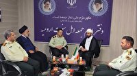 دیدار  فرمانده انتظامی آذربایجان غربی باامام جمعه اهل سنت ارومیه