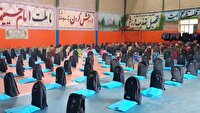 توزیع ۴۰۰ بسته لوازم تحصیلی در مهربان