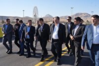بازدید وزیر ورزش و جوانان از پیست اتومبیل‌رانی دهکده ساحلی چی‌چست ارومیه