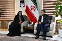 دیدار مسئول دفتر خبری و خبرنگار صدا و سیمای ماکو با فرماندار شهرستان ماکو