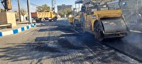 آغاز نهضت آسفالت ریزی معابر شهری پلدشت
