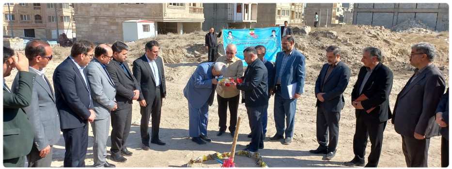 کلنگ مدرسه ۱۲ کلاسه شهرک مخابرات اردبیل به همت خیر نیک‌اندیش حاج حمید محسنی‌راد بر زمین زده شد