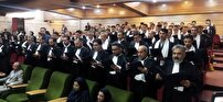 آیین تحلیف ۸۶ کارآموز وکالت در ارومیه