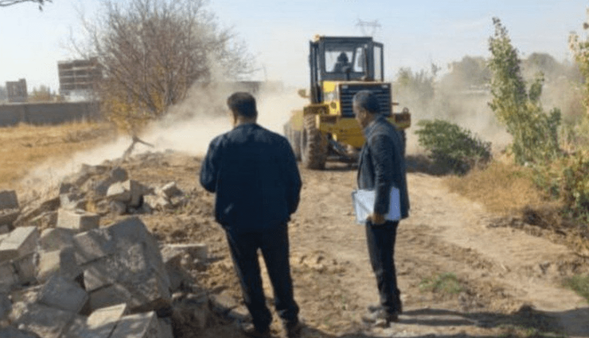 آزادسازی بیش از دو هکتار از بستر رودخانه زرینه‌رود در میاندوآب