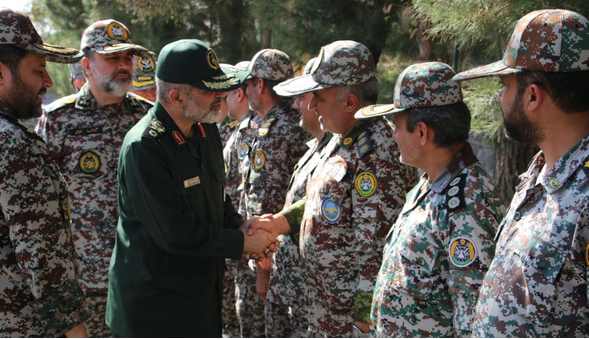 بازدید جانشین ستاد کل نیروهای مسلح از منطقه پدافند هوایی شمال‌غرب