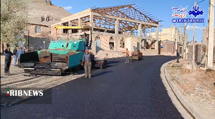 نونواری معابر ۲۸ روستای شهرستان مراغه