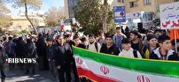 حضور حماسی دانش‌آموزان اردبیل در راهپیمایی ۱۳ آبان