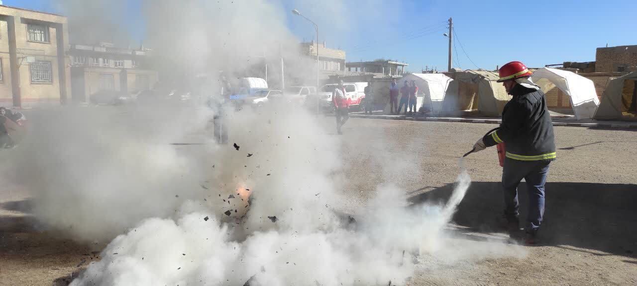 برگزاری رزمایش پدافند غیرعامل در چهار برج