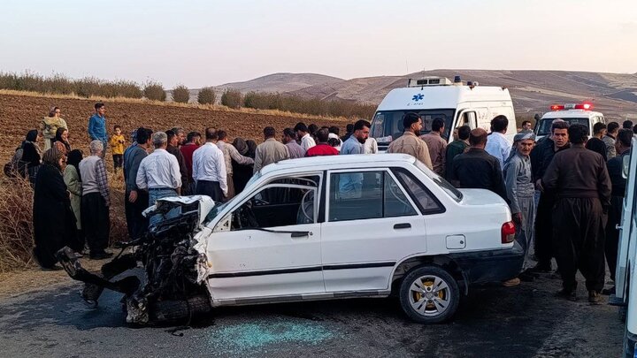 محبوبی: برخورد دو در محور پیرانشهر– نقده یک فوتی و ۵ مصدوم برجای گذاشت