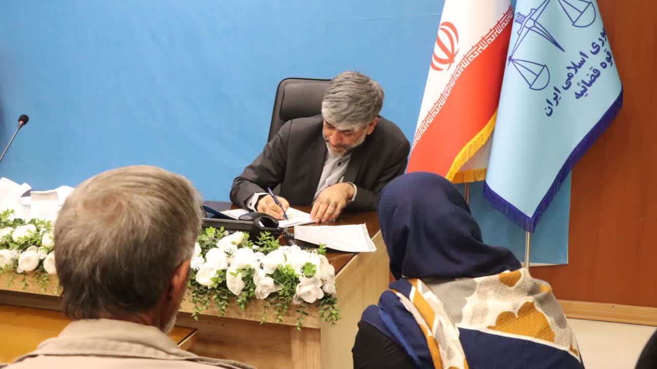 بیست و ششمین دیدار چهره به چهره رئیس کل  و مسئولان دادگستری آذربایجان غربی با مردم