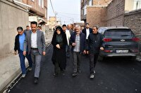 اجرای فاز دوم آسفالت‌ریزی معابر روستای گجوت در بخش مرکزی ماکو