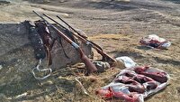 دستگیری سه شکارچی متخلف در سراب