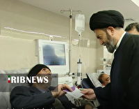 بازدید آیت الله عاملی از مرکز تجهیز دیالیز اردبیل