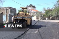 اجرای ۶۰ هزار متر مربع آسفالت ریزی در سرعین