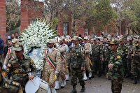 تشییع پیکر امیر سرتیپ حاج پولاد یوسفی در میاندوآب