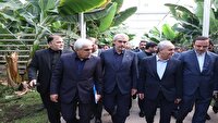 بازدید وزیر اقتصاد از بزرگترین گلخانه هیدروپونیک خاورمیانه