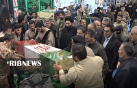 نمایشگاه اسوه اردبیل میزبان پیکر دو شهید گمنام