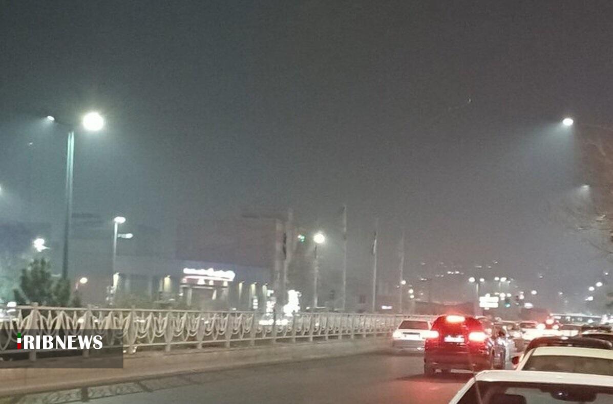 وضعیت بنفش هوای کلانشهر تبریز