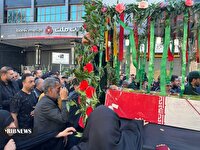 پیکر‌های مطهر سه شهید گمنام در اردبیل تشییع شد